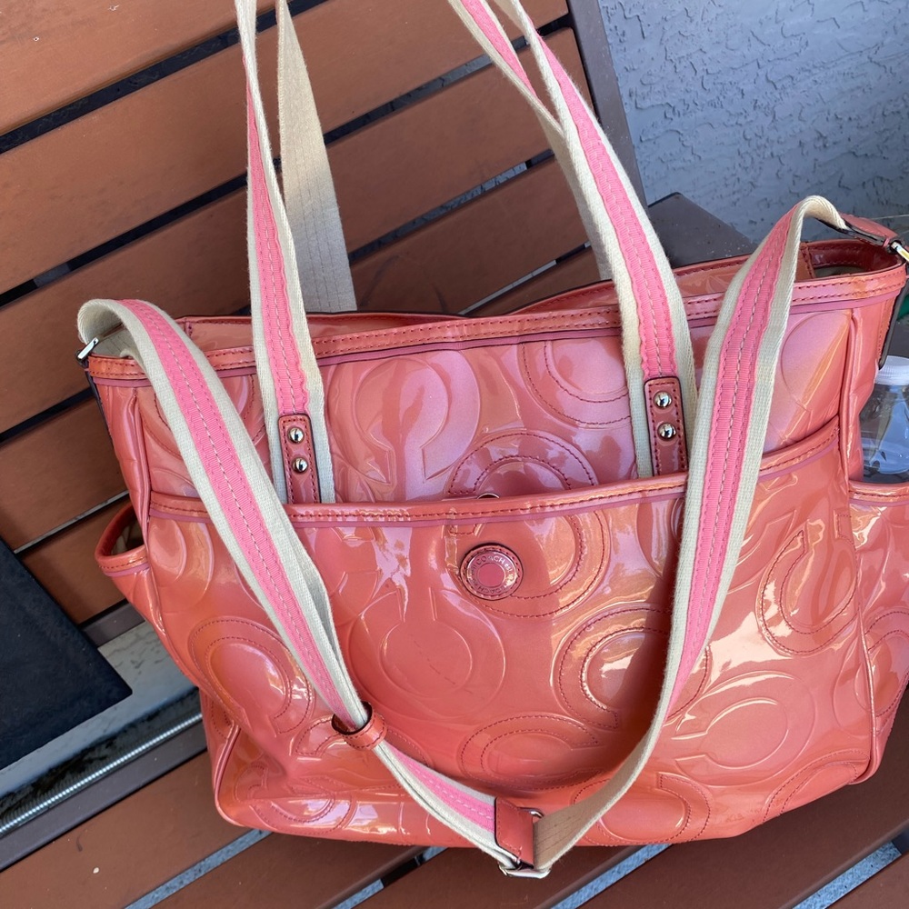 SOLD on another Platform::COACH DIAPER BAG